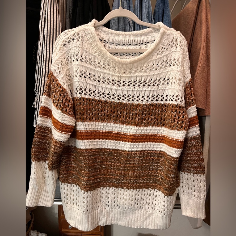 SHEIN Ivory Knit Top
